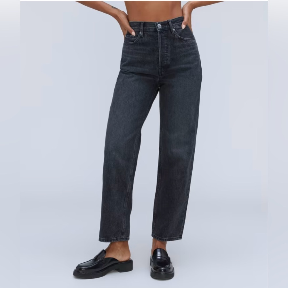 Everlane The Way High Jean Crop
Washed Black, 25.5 inseam
